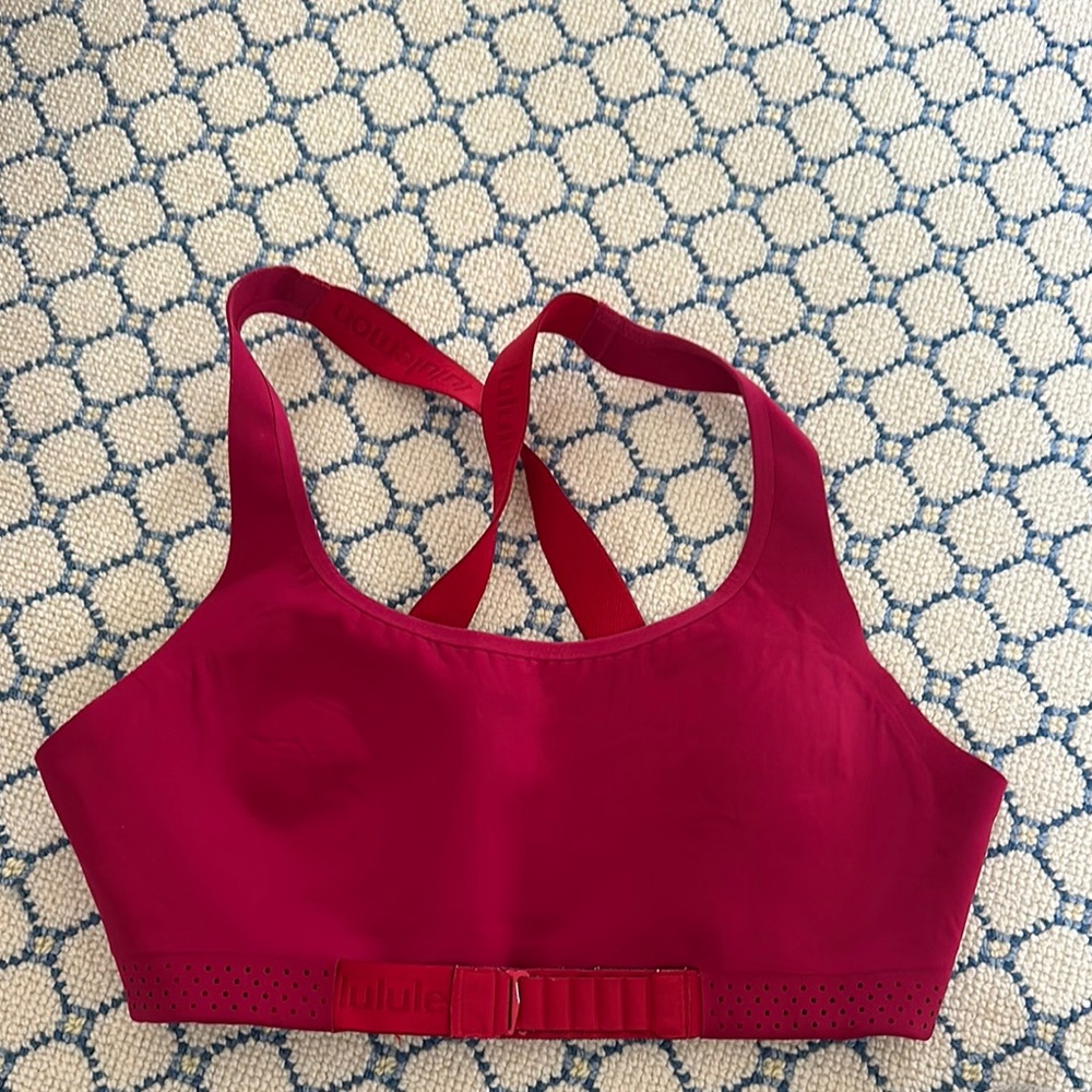 Lululemon Red Racerback Sports Bra